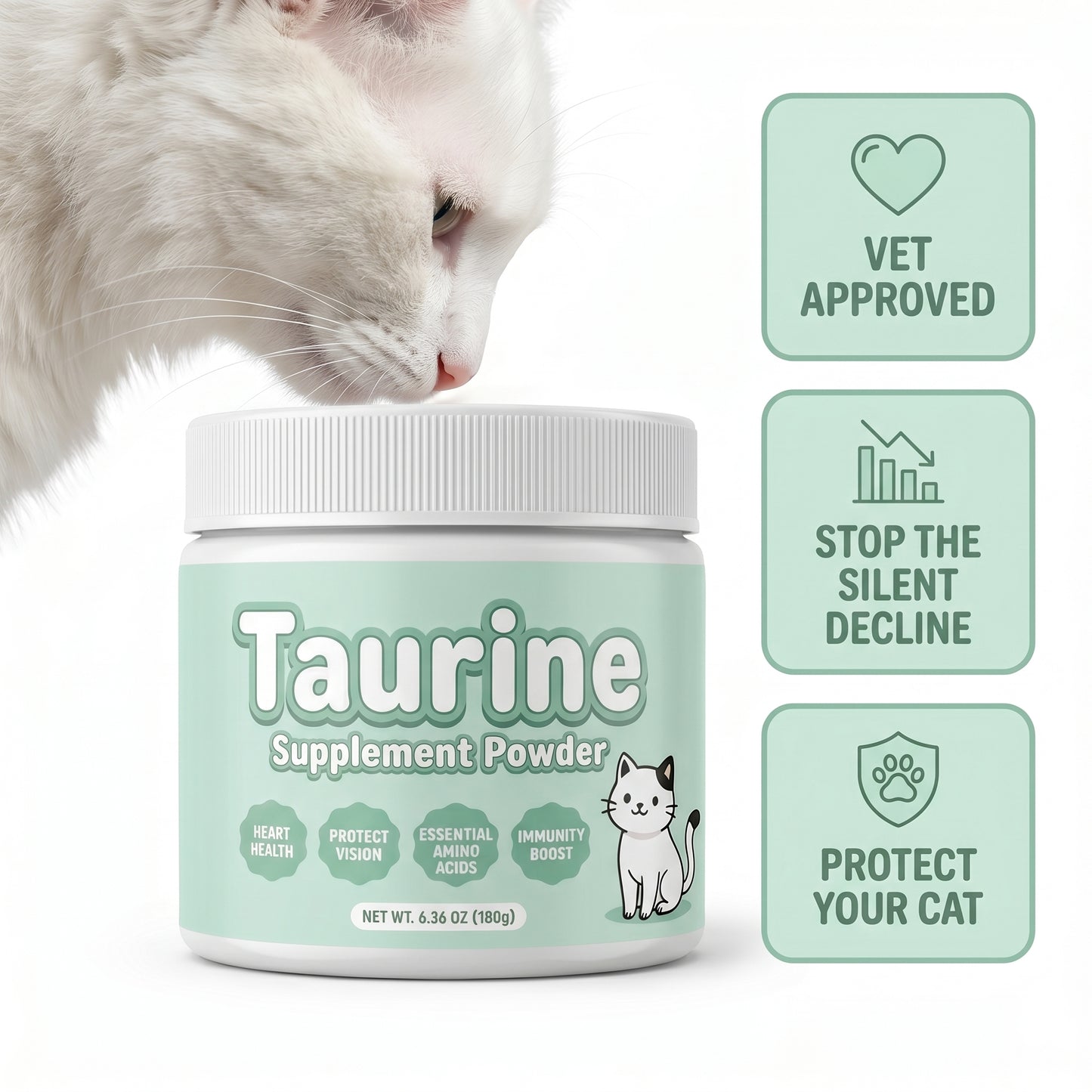 End the silent Deficiency Before You See the Signs with BigMeow™ Taurine